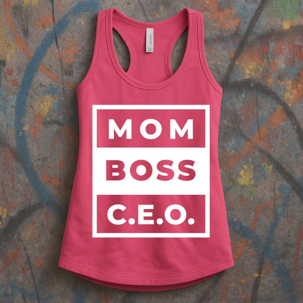 Mom Boss CEO Womens Tank Top