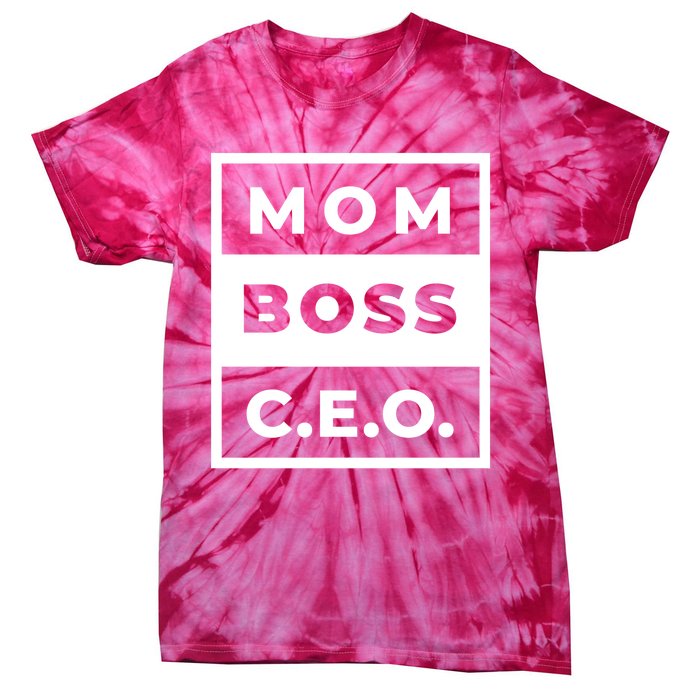 Mom Boss CEO Tie-Dye T-Shirt