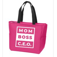 Mom Boss CEO Zip Tote Bag