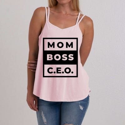 Mom Boss CEO Women's Strappy Tank