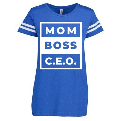 Mom Boss CEO Enza Ladies Jersey Football T-Shirt