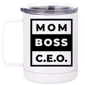 Mom Boss CEO 12 oz Stainless Steel Tumbler Cup