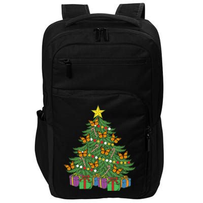 Monarch Butterfly Christmas Tree Ornats Orange Butterfly Gift Impact Tech Backpack