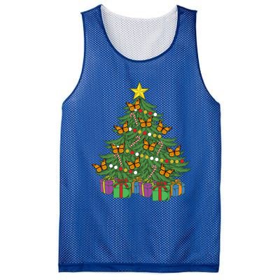 Monarch Butterfly Christmas Tree Ornats Orange Butterfly Gift Mesh Reversible Basketball Jersey Tank