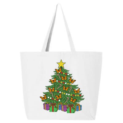 Monarch Butterfly Christmas Tree Ornats Orange Butterfly Gift 25L Jumbo Tote