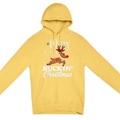 Merry Buckin Christmas Rudolph Reindeer Funny Tank Top Premium Pullover Hoodie