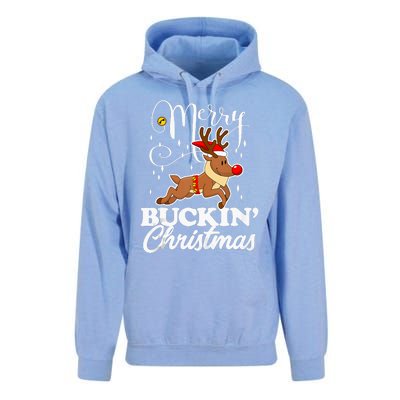 Merry Buckin Christmas Rudolph Reindeer Funny Tank Top Unisex Surf Hoodie