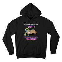 Metastatic Breast Cancer Warrior Awareness Sloth Hoodie