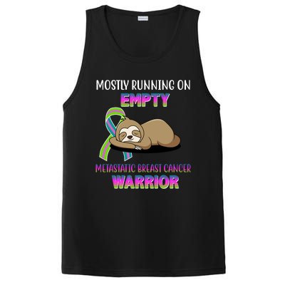 Metastatic Breast Cancer Warrior Awareness Sloth PosiCharge Competitor Tank