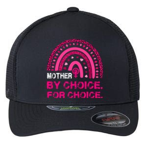 Mother By Choice For Choice Reproductive Right Boho Rainbow Gift Flexfit Unipanel Trucker Cap