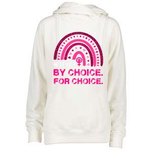 Mother By Choice For Choice Reproductive Right Boho Rainbow Gift Womens Funnel Neck Pullover Hood