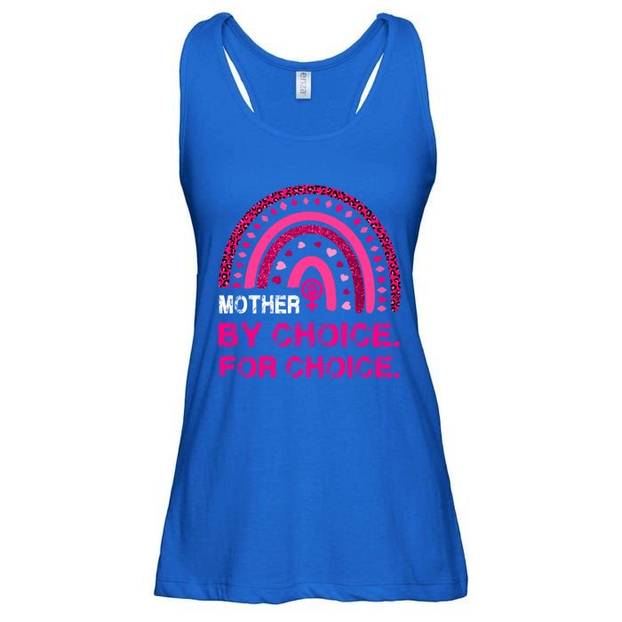 Mother By Choice For Choice Reproductive Right Boho Rainbow Gift Ladies Essential Flowy Tank