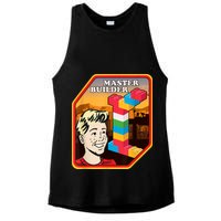 Master Builder Construction Building Blocks Bricks Engineer Ladies PosiCharge Tri-Blend Wicking Tank