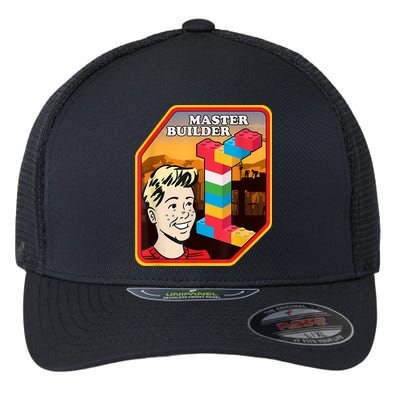 Master Builder Construction Building Blocks Bricks Engineer Flexfit Unipanel Trucker Cap