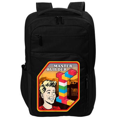 Master Builder Construction Building Blocks Bricks Engineer Impact Tech Backpack