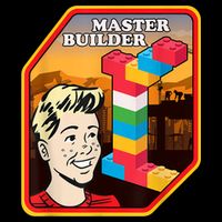 Master Builder Construction Building Blocks Bricks Engineer Backpack