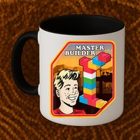 Master Builder Construction Building Blocks Bricks Engineer Mug