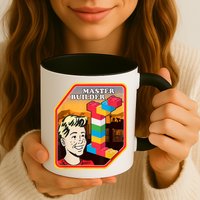 Master Builder Construction Building Blocks Bricks Engineer Mug