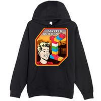 Master Builder Construction Building Blocks Bricks Engineer Premium Pullover Hoodie