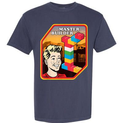 Master Builder Construction Building Blocks Bricks Engineer Garment-Dyed Heavyweight T-Shirt