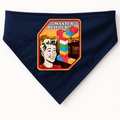 Master Builder Construction Building Blocks Bricks Engineer USA-Made Doggie Bandana