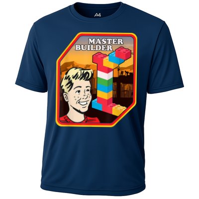 Master Builder Construction Building Blocks Bricks Engineer Performance Shirt