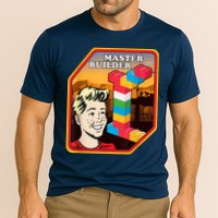 Master Builder Construction Building Blocks Bricks Engineer Performance Shirt
