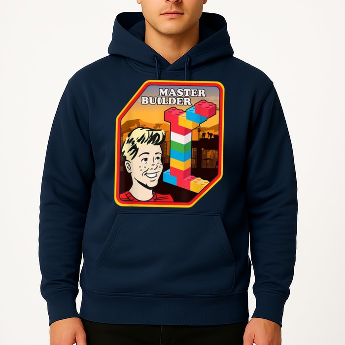 Master Builder Construction Building Blocks Bricks Engineer Hoodie
