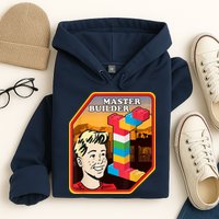 Master Builder Construction Building Blocks Bricks Engineer Hoodie