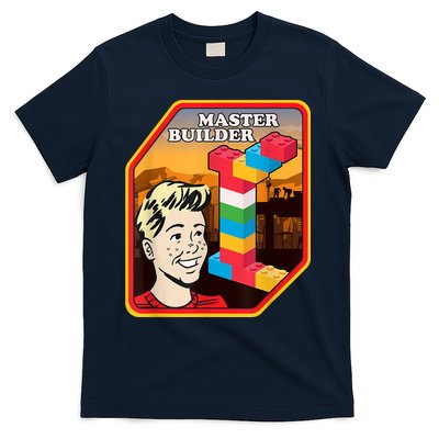 Master Builder Construction Building Blocks Bricks Engineer T-Shirt