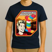 Master Builder Construction Building Blocks Bricks Engineer T-Shirt