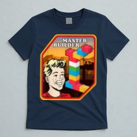 Master Builder Construction Building Blocks Bricks Engineer T-Shirt