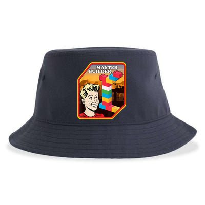 Master Builder Construction Building Blocks Bricks Engineer Sustainable Bucket Hat