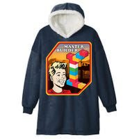 Master Builder Construction Building Blocks Bricks Engineer Hooded Wearable Blanket