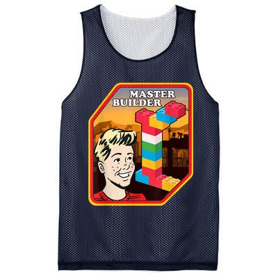 Master Builder Construction Building Blocks Bricks Engineer Mesh Reversible Basketball Jersey Tank