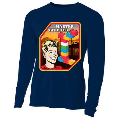 Master Builder Construction Building Blocks Bricks Engineer Cooling Performance Long Sleeve Crew