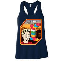 Master Builder Construction Building Blocks Bricks Engineer Womens Tank Top