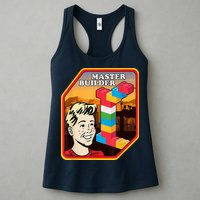 Master Builder Construction Building Blocks Bricks Engineer Womens Tank Top