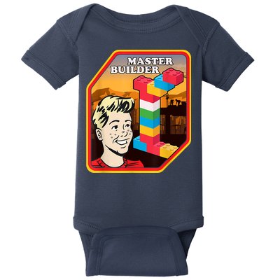 Master Builder Construction Building Blocks Bricks Engineer Baby Bodysuit
