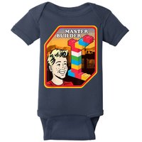 Master Builder Construction Building Blocks Bricks Engineer Baby Bodysuit