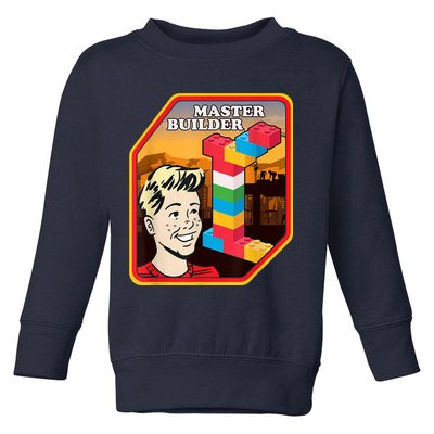 Master Builder Construction Building Blocks Bricks Engineer Toddler Sweatshirt