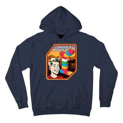Master Builder Construction Building Blocks Bricks Engineer Tall Hoodie