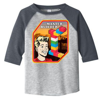 Master Builder Construction Building Blocks Bricks Engineer Toddler Fine Jersey T-Shirt