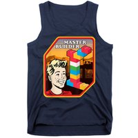 Master Builder Construction Building Blocks Bricks Engineer Tank Top