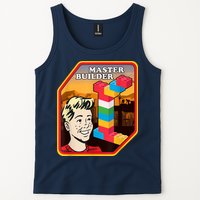 Master Builder Construction Building Blocks Bricks Engineer Tank Top