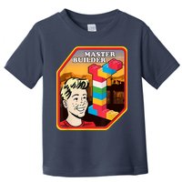 Master Builder Construction Building Blocks Bricks Engineer Toddler T-Shirt