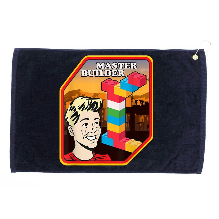 Master Builder Construction Building Blocks Bricks Engineer Grommeted Golf Towel