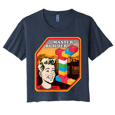 Master Builder Construction Building Blocks Bricks Engineer Crop Top