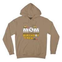 Mom Birthday Crew Construction Family Birthday Party Hoodie