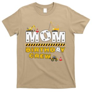 Mom Birthday Crew Construction Family Birthday Party T-Shirt